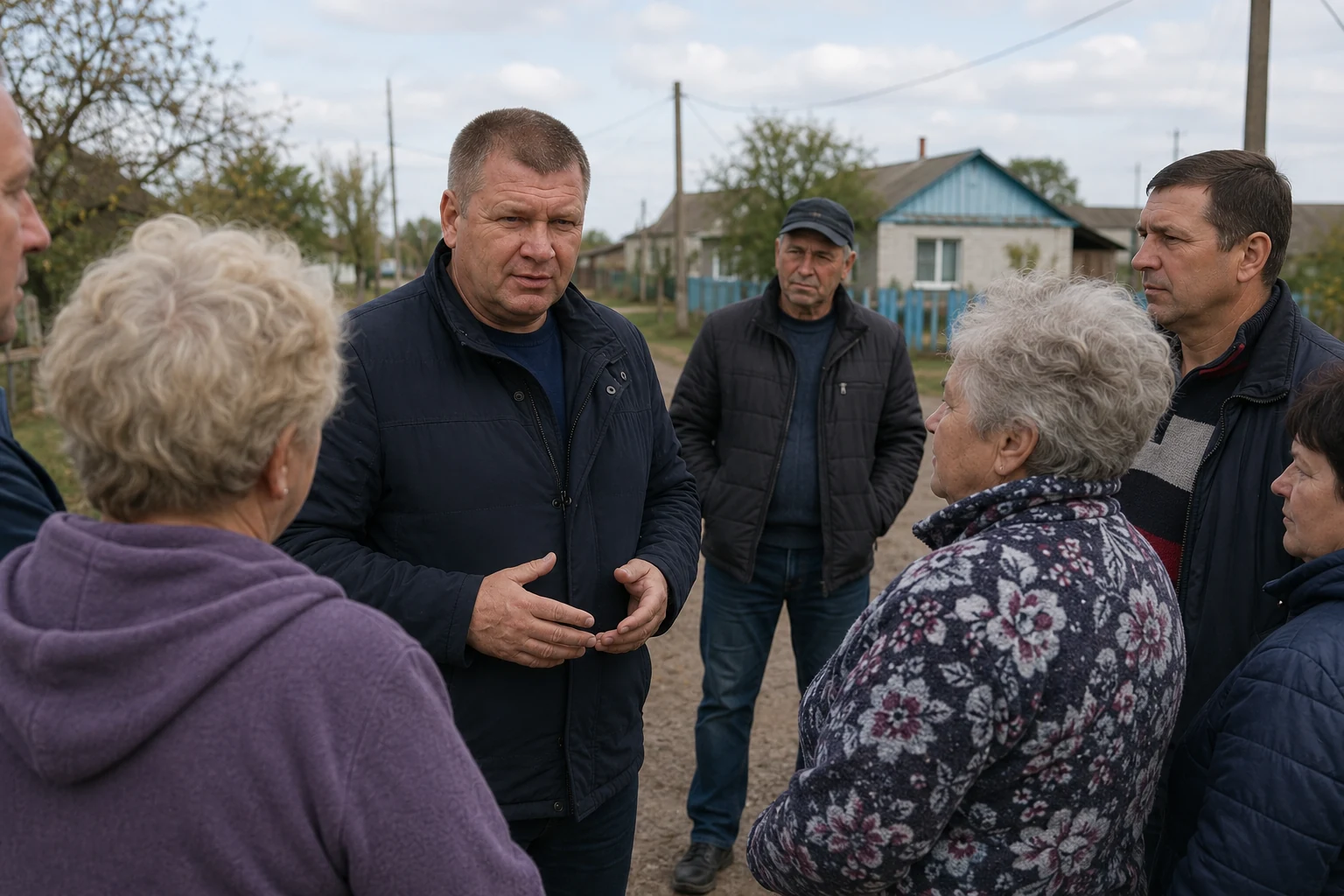 Meeting with residents
